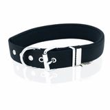 Doggie DSBT-3062L Kırmızı 3x47-55 cm Kemik Süslü Dokuma Boyun Tasması