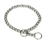 Doggie Eğitim Serisi Çift Boğma Zincirli Gri 2.5x45-50 cm Köpek Boyun Tasması