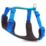 Doggie Hava Alan Dokumadan El Yapımı Küçük Irk Mavi 2x45-55 cm Köpek Göğüs Tasması