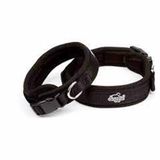 Doggie Hava Alan Dokumadan El Yapımı Siyah 1.5x30-40 cm Köpek Boyun Tasması