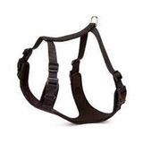 Doggie Hava Alan Dokumadan El Yapımı Siyah 2x55-65 cm Köpek Göğüs Tasması