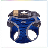 Doggie Havalı Dokuma Mavi XS 30-34 cm Reflektör Serisi Küçük Irk Köpek Göğüs Tasması