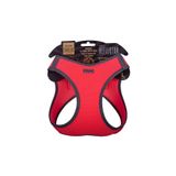 Doggie Havalı Dokuma Reflektör Küçük Irk Köpek Göğüs Tasması TR-Large-Pembe-42-48 Cm