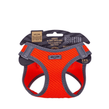 Doggie Havalı Dokuma Turuncu 2XS 26-30 cm Reflektör Serisi Küçük Irk Köpek Göğüs Tasması