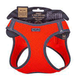 Doggie Havalı Dokuma Turuncu M 38-44 cm Reflektör Serisi Küçük Irk Köpek Göğüs Tasması