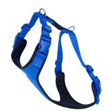 Doggie Havalı Dokuma XS 1.5x35-45 cm Royal Mavi Köpek Göğüs Tasması