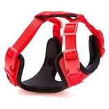 Doggie Havalı Kırmızı 1.5x35-45 cm Xsmall Dokuma Köpek Göğüs Tasması