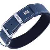 Doggie Konfor Deri Royal Mavi 3.5x52-60 cm Köpek Boyun Tasması