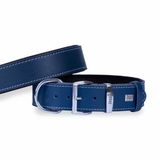 Doggie Konfor Deri Royalblue 4x47 55 cm Köpek Boyun Tasması
