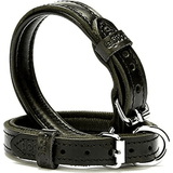 Doggie Konfor Deri Siyah 1.5x20- 25 cm Köpek Boyun Tasması