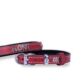 Doggie Konfor Dokuma Kırmızı 2x35- 40 cm Boyun Tasması