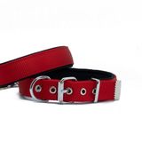Doggie Konfor Dokuma Köpek Boyun Tasması, Kırmızı, 2.5x42-50 Cm