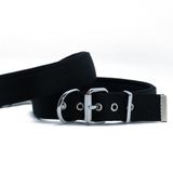Doggie Konfor Dokuma Köpek Boyun Tasması, Siyah, 2.5x37-45 Cm