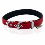Doggie Konfor Dokuma Sade Köpek Boyun Tasması, Kırmızı, 2x30-35 Cm