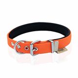 Doggie Konfor Dokuma Sade Köpek Boyun Tasması, Turuncu, 2x30-35 Cm