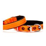 Doggie Konforlu 2x30-35 cm Small Turuncu Dokuma El Yapımı Köpek Boyun Tasması
