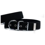 Doggie Konforlu Dokumadan El Yapımı 5x50-60 cm Siyah Köpek Boyun Tasması