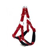 Doggie Konforlu Dokumadan El Yapımı Ronin Model Kırmızı 1x30-35 cm Köpek Göğüs Tasması