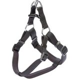 Doggie Konforlu Dokumadan El Yapımı Ronin Model Köpek Göğüs Tasması M-2X45-55Cm - Black