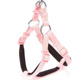 Doggie Konforlu Dokumadan El Yapımı Ronin Model Köpek Göğüs Tasması Xs-1,5X35-45Cm - Pink