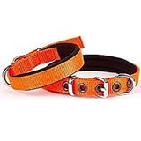 Doggie Konforlu Dokumadan El Yapımı Turuncu 1.5x25-30 cm Köpek Boyun Tasması
