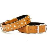 Doggie Konforlu El Yapımı Kamel 4x47-55 cm Köpek Boyun Tasması