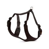 Doggie Large Siyah 2x55 65 cm Havalı Dokuma Köpek Göğüs Tasması