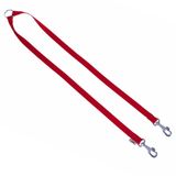 Doggie M 2x70-70 cm Kırmızı Dokuma Emniyet Kemerli Köpek Gezdirme Kayışı