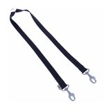 Doggie M 2x70-70 cm Siyah Dokuma Emniyet Kemerli Köpek Gezdirme Kayışı