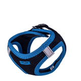 Doggie Mavi 2XS-26-30 cm Havalı Dokuma Neon Serisi Küçük Irk Köpek Göğüs Tasması