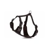 Doggie Medium Siyah 2x45 55 cm Havalı Dokuma Köpek Göğüs Tasması