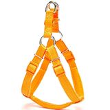 Doggie Polar Dokumadan El Yapımı Ronin Model Turuncu 2x45-55 cm Köpek Göğüs Tasması