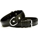 Doggie SBT-3510 L Boy Sade Siyah Köpek Tasması