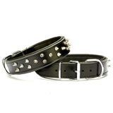 Doggie Siyah 4x47-55 cm Small Güçlü Deri Köpek Çivili Boyun Tasması