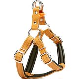 Doggie Small Camel 1,5x40 45 cm Fırstclass Deri Ronın Köpek Göğüs Tasması