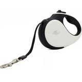 Doggie Soft Seri M White Otomatik Tasması