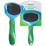 Doggiez Pet Supplies - Dilimleyici Tel Pin Köpek Fırçası Rahat Kavrama Saplı - Kedi ve Köpek Bakım Fırçası - Kısa ve Uzun Tüylü Köpekler İçin - Köpekler, Kediler, Yavru Köpekler için En İyi Evcil Hayvan Bakım Saç Fırçası