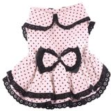 Doggy Dolly Beyaz Noktalı Elbise Xlarge
