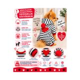 DOGİ&DOG Küçük Irk Kalp Detaylı Köpek Tulumu Kedi Tulumu - Pijama (1-10 Kg )