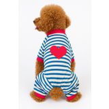 DOGİ&DOG Küçük Irk Pinky Heart Kedi Kıyafeti Köpek Kıyafeti Köpek Tulumu (1-10KG)
