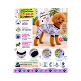 DOGİ&DOG Küçük Irk Pizza Desen Köpek Kıyafeti Köpek Tulumu Kedi Kıyafeti (1-10 Kg )