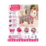 DOGİ&DOG Küçük Irk Rabbit Polar Kışlık Köpek Tulumu Köpek Kıyafeti Kedi Kıyafeti (1-10KG)
