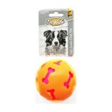 Doglife Sesli Kauçuk Top Köpek Oyuncağı 7.5 CM turuncu