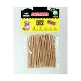 DogMozz Twisted Stick Burgu Çubuk Köpek Kemiği, Doğal, Yüksek Protein, 50 Adet