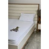 Dogo Home Cotton Full Kenarlı Sıvı Geçirmez Alez - 120 x 200 cm - Beyaz