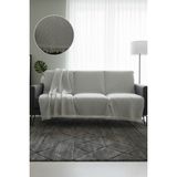 Dogo Home Pamuklu Koltuk Örtüsü 170X210 cm Tekli&üçlü Koltuk,çekyat ve Berjer Için Modern Çizgili Yıkanabilir - 170 x 210 cm - Açık Gri