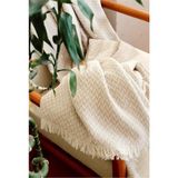 Dogo Home Pamuklu Koltuk Örtüsü 170X210 cm Tekli&üçlü Koltuk,çekyat ve Berjer Için Modern Çizgili Yıkanabilir - 170 x 210 cm - Bej