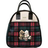 Dogo Kadın Vegan Deri Bej Sırt Çantası - Teddy Bear Tasarım - STN - Çok - Renkli