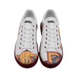 Dogo Kadın Vegan Deri Beyaz India Tasarım Sneakers