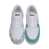 Dogo Kadın Vegan Deri Beyaz Koala Hug Tasarım Sneakers